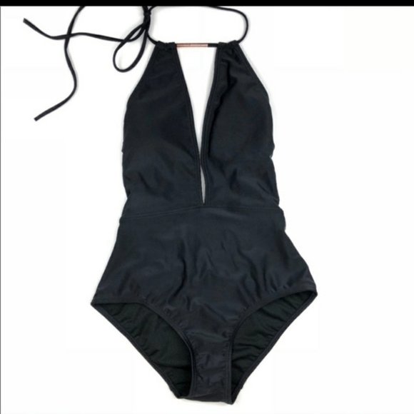 Ted Baker London Halter One Piece Swimsuit sz 3 - Picture 8 of 10